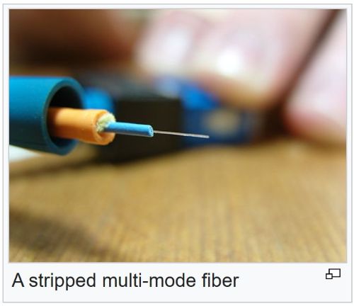 Multimode fiber optic cable with larger core