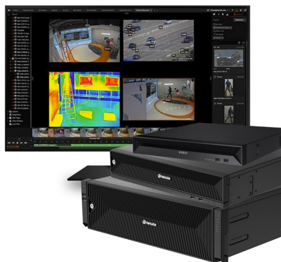 Photos of the Hanwha Wisenet NVR lineup of network video recorders